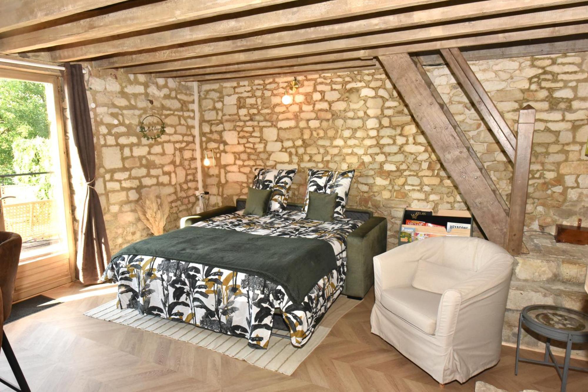 Maisonnette Du Bonheur - Vue Campagne - Baignoire Balneo 32 Jets - Lits Queen Size Vadencourt  Exteriér fotografie